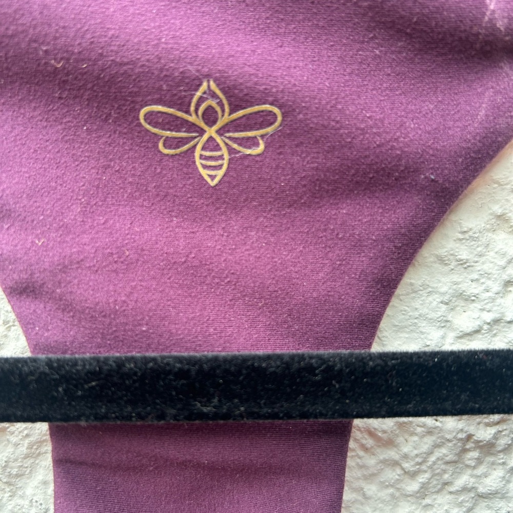 Johnny Was Purple Floral sports Bra - Picture 2 of 4